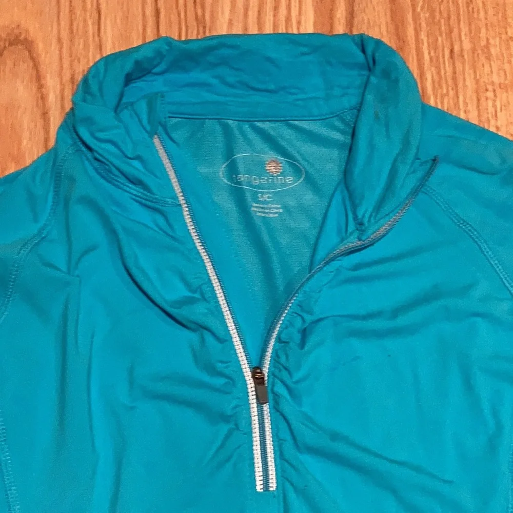 Tangerine workout jacket‎ blue small